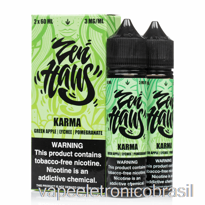 Vape Recarregável Karma - Zen Haus - 120ml 3mg